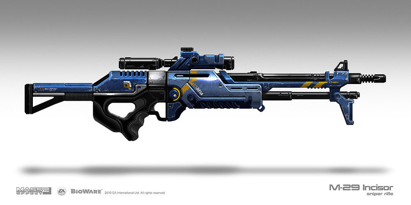 Illustration for article titled The Deadly, Sexy Guns Of The Mass Effect Universe